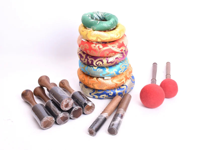 4 inch to 9 Inches Professionally Tuned Sound Healing Bowls – Tibetan Meditation Full Moon Singing Chakra Bowls from Nepal